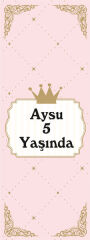 Prenses Doğum Günü Kitap Ayracı 6 Adet