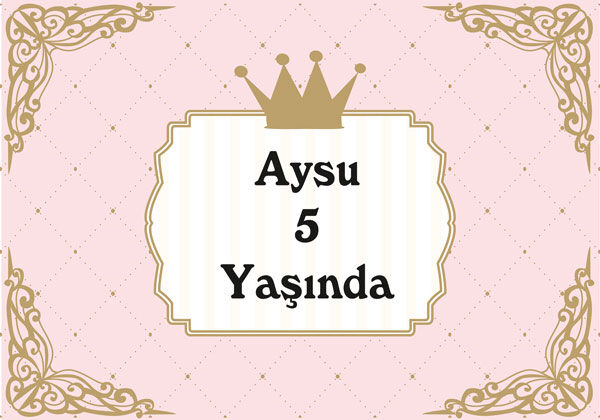 Prenses Doğum Günü Afiş