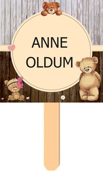 Ayıcık Temalı Konuşma Balonu 5