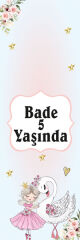 Balerin Doğum Günü Kitap Ayracı 6 Adet