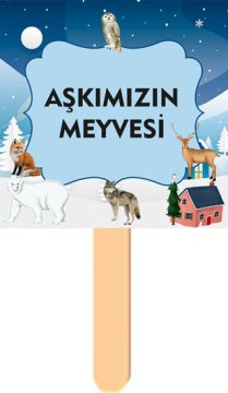 Kış Temalı Konuşma Balonu 5