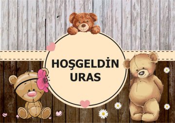Ayıcık Temalı Kişiye Özel Magnet 10 Adet