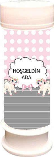 Kuzu Temalı Kişiye Özel Köpük 6 Adet