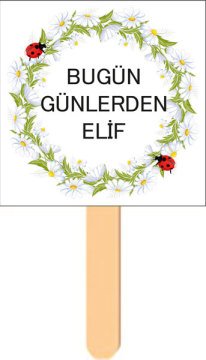 Papatya Temalı Konuşma Balonu 1