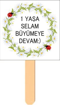 Papatya Temalı Konuşma Balonu 3