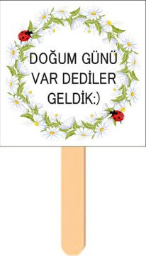 Papatya Temalı Konuşma Balonu 4