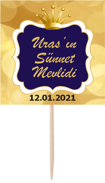 Sünnet Mevlidi Küçük Kürdan 6 Adet