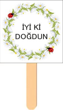 Papatya Temalı Konuşma Balonu 7