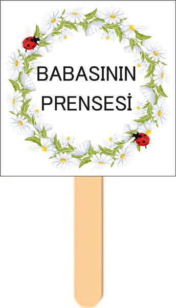 Papatya Temalı Konuşma Balonu 10