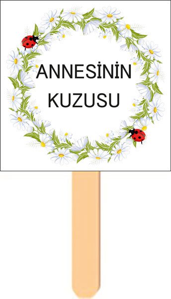 Papatya Temalı Konuşma Balonu 12