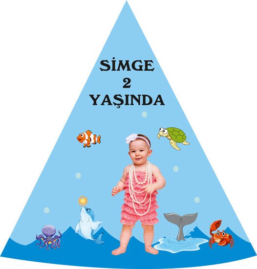 Okyanus Kişiye Özel Şapka 6 Adet