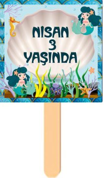 Deniz Kızı Temalı Konuşma Balonu 1