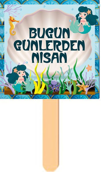 Deniz Kızı Temalı Konuşma Balonu 2