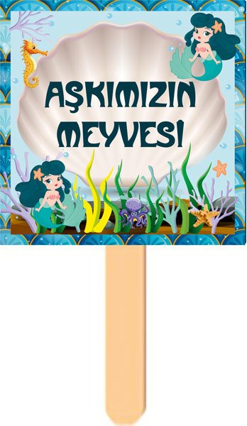 Deniz Kızı Temalı Konuşma Balonu 5