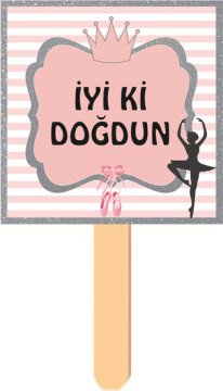 Balerin Temalı Konuşma Balonu 9