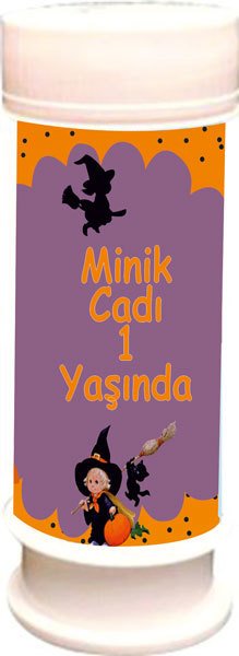 Minik Cadı Kişiye Özel Köpük 6 Adet