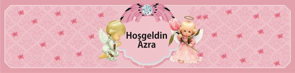 Melek Temalı Kişiye Özel Peçete Sargısı 6 Adet
