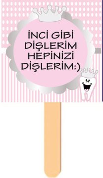 Diş Buğdayı Kız Temalı Konuşma Balonu 5