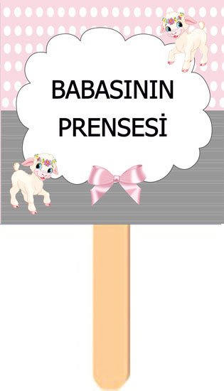 Kuzu Temalı Konuşma Balonu 2