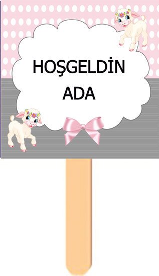 Kuzu Temalı Konuşma Balonu 3