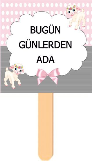 Kuzu Temalı Konuşma Balonu 9