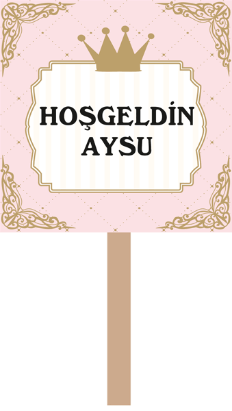 Prenses Yenidoğan El Pankartı 1