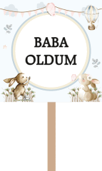 Tavşan Yenidoğan El Pankartı 3