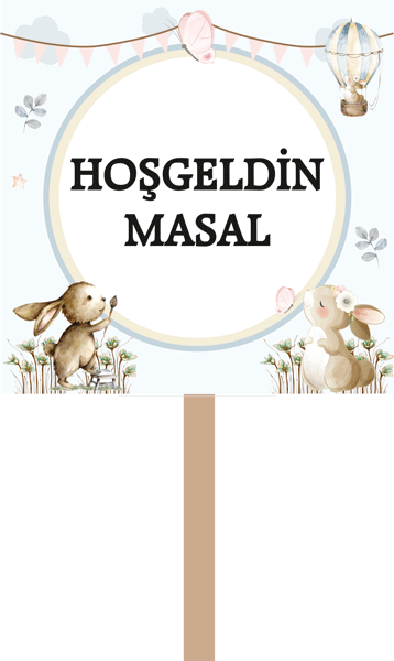 Tavşan Yenidoğan El Pankartı 1