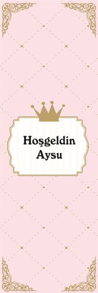 Prenses Temalı Kişiye Özel Kitap Ayracı 6 Adet