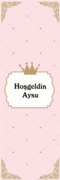 Prenses Temalı Kişiye Özel Kitap Ayracı 6 Adet