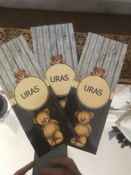 Ayıcık Yenidoğan Kitap Ayracı 6 Adet
