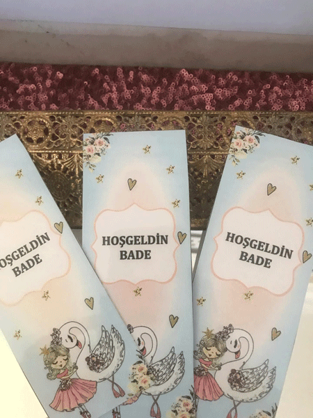 Balerin Yenidoğan Kitap Ayracı 6 Adet
