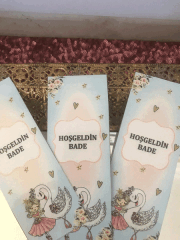 Balerin Yenidoğan Kitap Ayracı 6 Adet