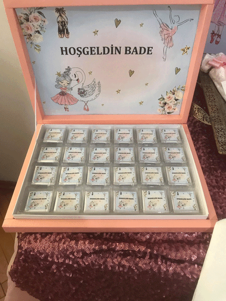 Balerin Yenidoğan Çikolata