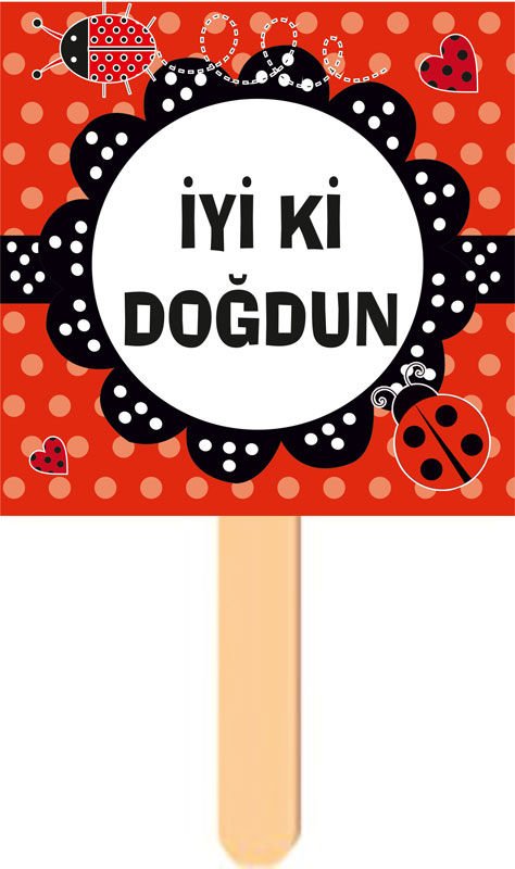 Uğur Böceği 2 Temalı Konuşma Balonu 8