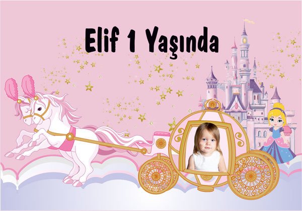 Prenses 2 Temalı Kişiye Özel Magnet 10 Adet