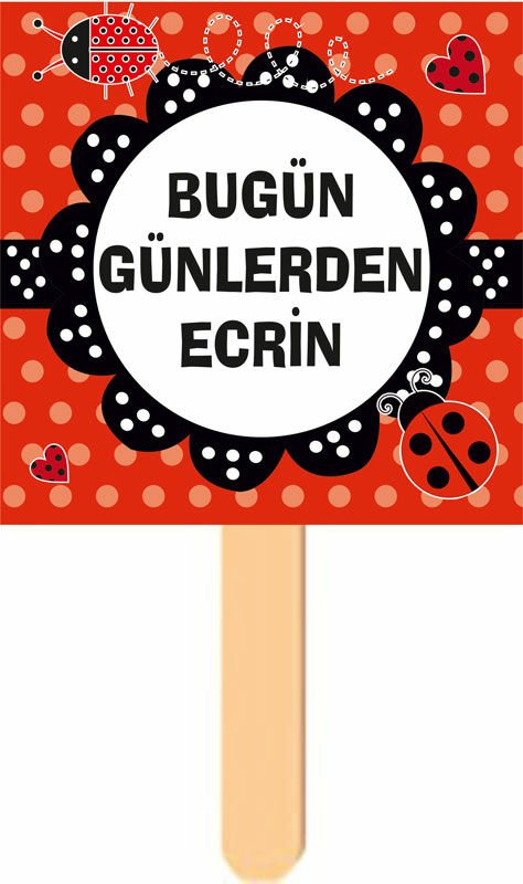 Uğur Böceği 2 Temalı Konuşma Balonu 5
