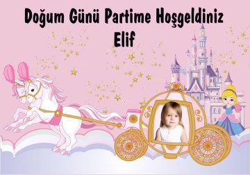 Prenses 2 TTemalı Kişiye Özel Afiş