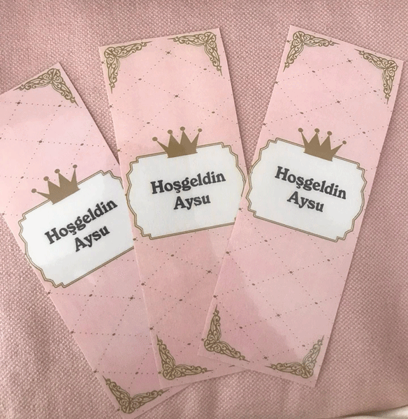 Prenses Yenidoğan Kitap Ayracı 6 Adet