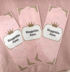 Prenses Yenidoğan Kitap Ayracı 6 Adet