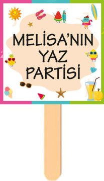Yaz Temalı Konuşma Balonu 3