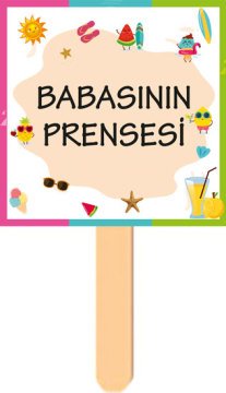 Yaz Temalı Konuşma Balonu 4