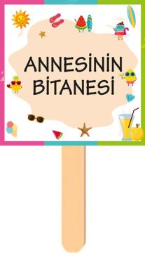 Yaz Temalı Konuşma Balonu 6