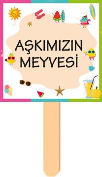 Yaz Temalı Konuşma Balonu 9
