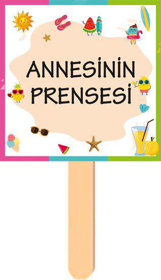 Yaz Temalı Konuşma Balonu 10
