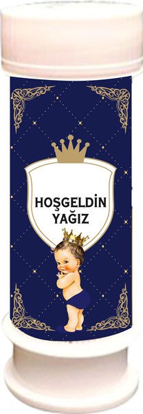 Prens Temalı Kişiye Özel Köpük 6 Adet