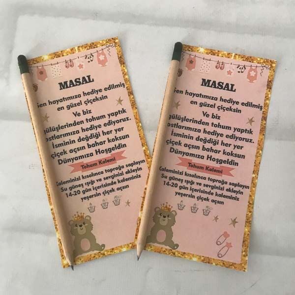 Ayıcık 2 Yenidoğan Tohum Kalemi 6 Adet