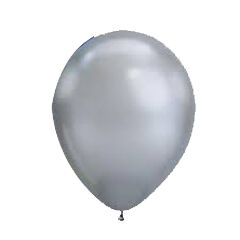 Gümüş Balon 10 Adet