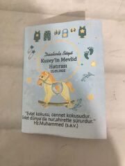 Atlı Karınca Bebek Mevlidi Set 20 Kişilik
