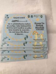 Atlı Karınca Bebek Mevlidi Set 20 Kişilik